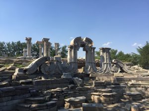 the old summer palace in china